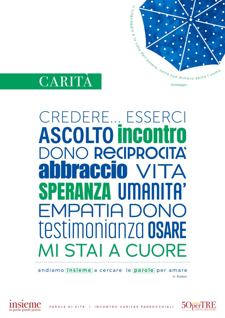 Poster Insieme PAROLE DI VITA: CARITA