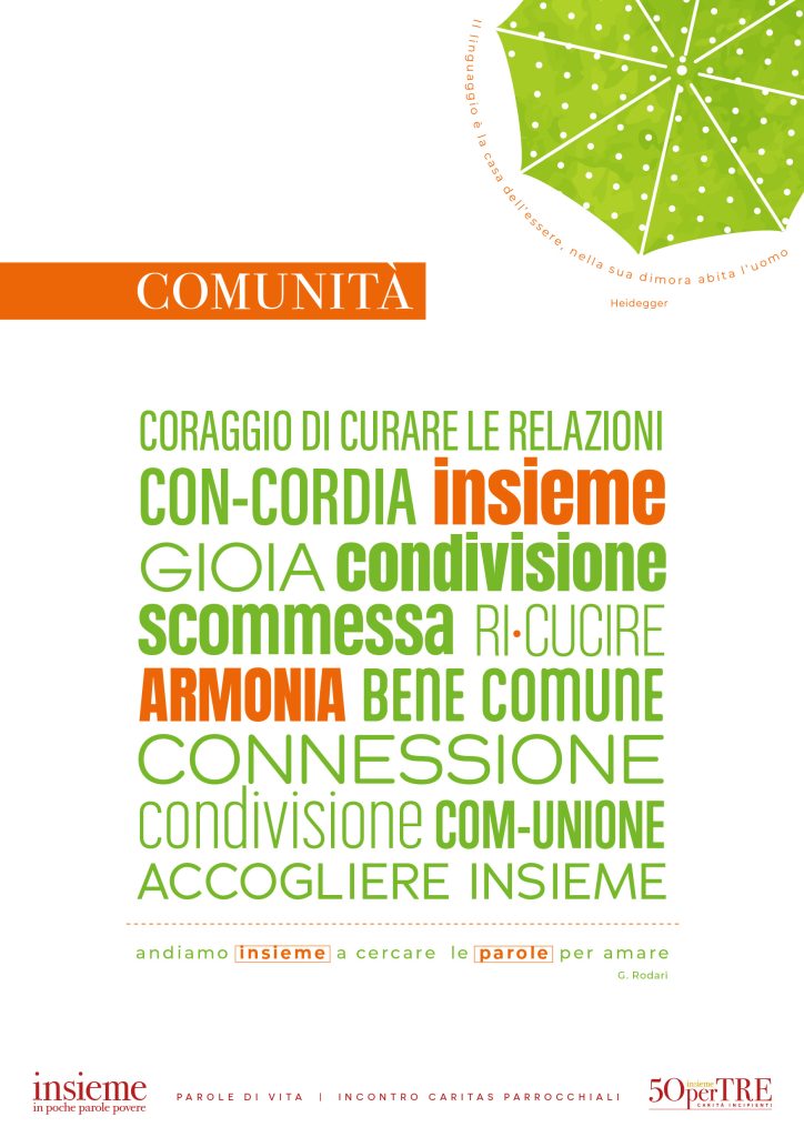 Poster Insieme PAROLE DI VITA_COMUNITA